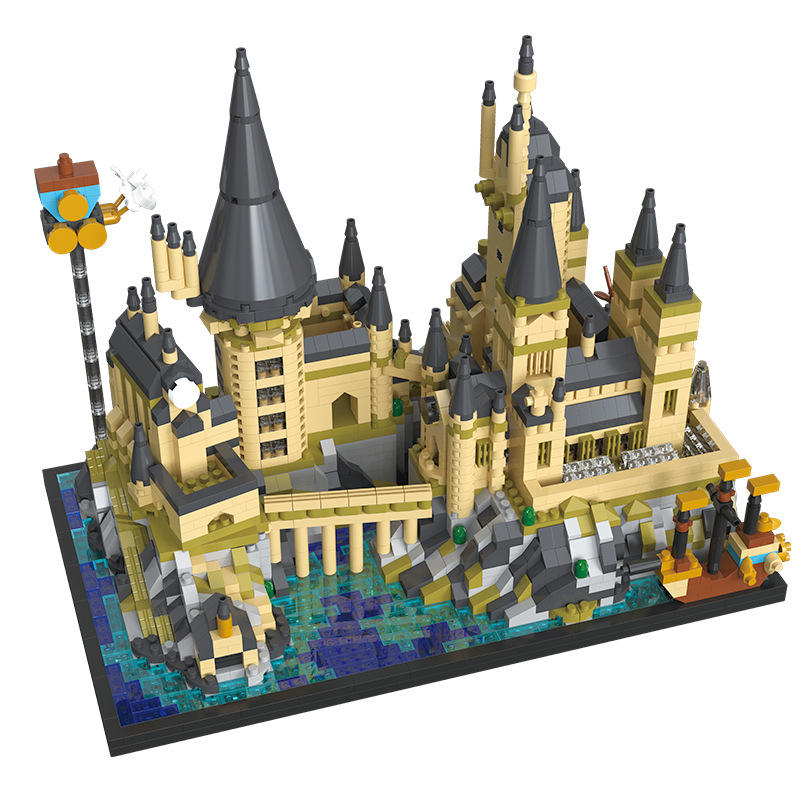 Model Kit Harry Potter - Новый каменный волшебный замок, креативный школьный