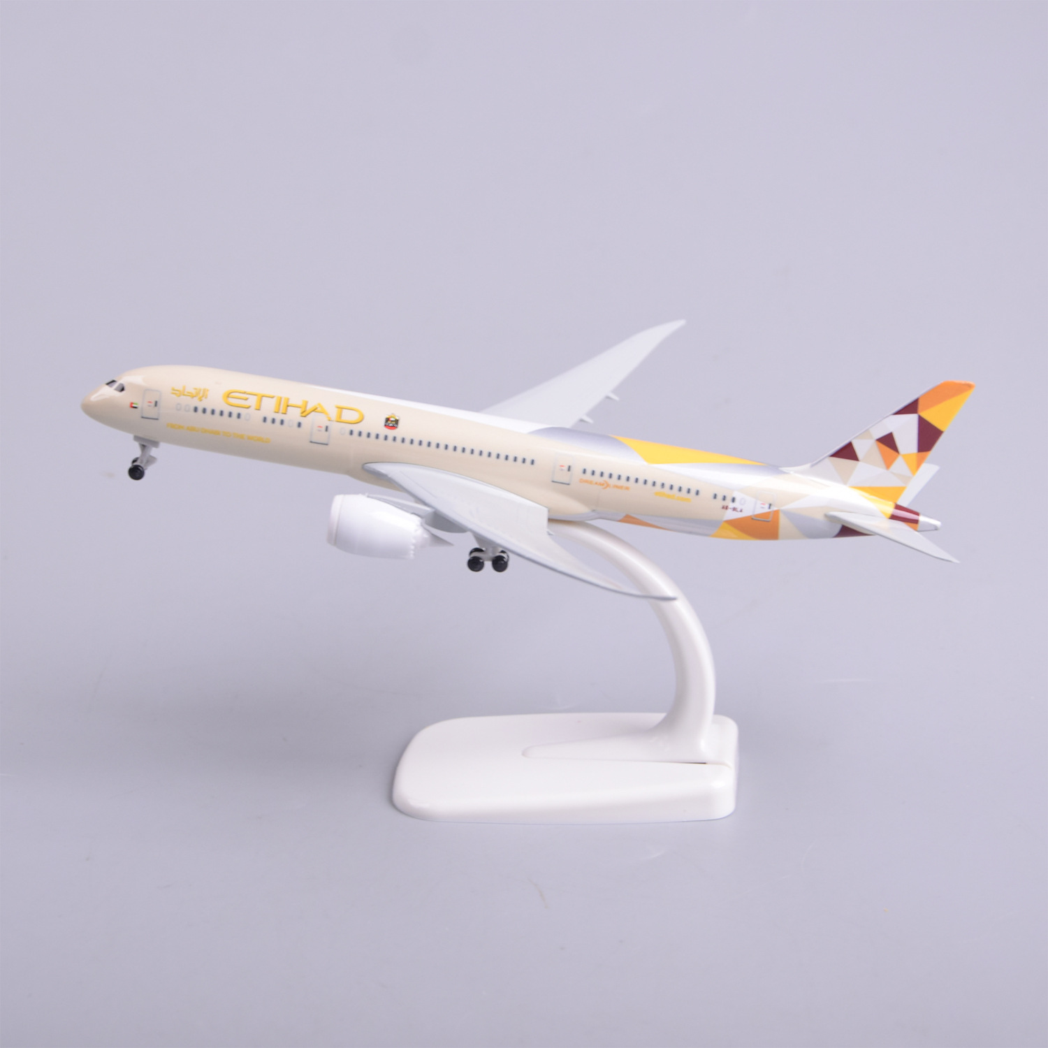 Model Kit Plane - Масштабная модель самолета Etihad B787 из