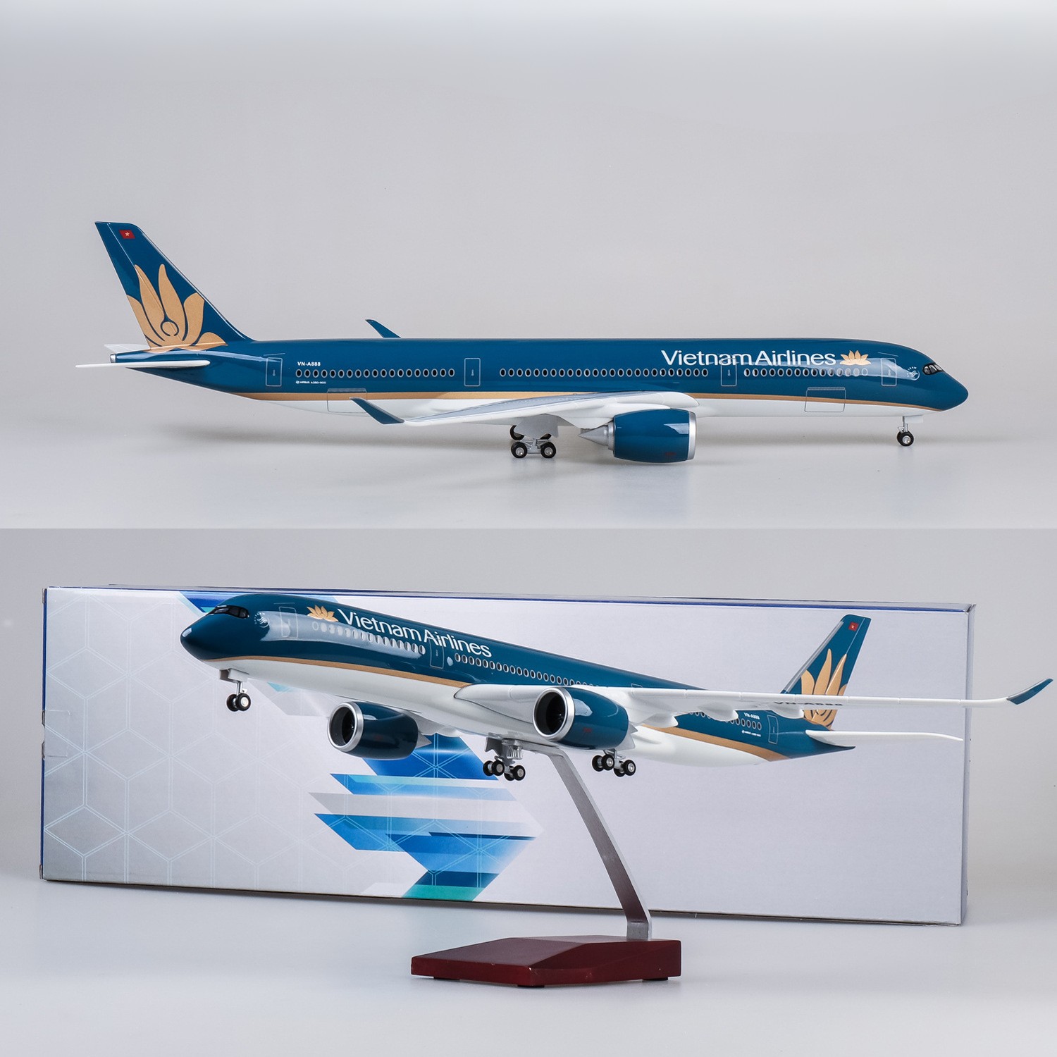 Model Kit Plane - Масштабная модель самолета Vietnam A350 (47