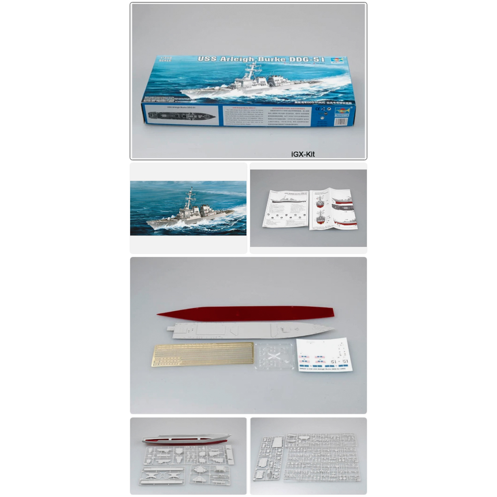 Model Kit Yacht - Trumpeter 04523 Масштабная модель 1:350 USS