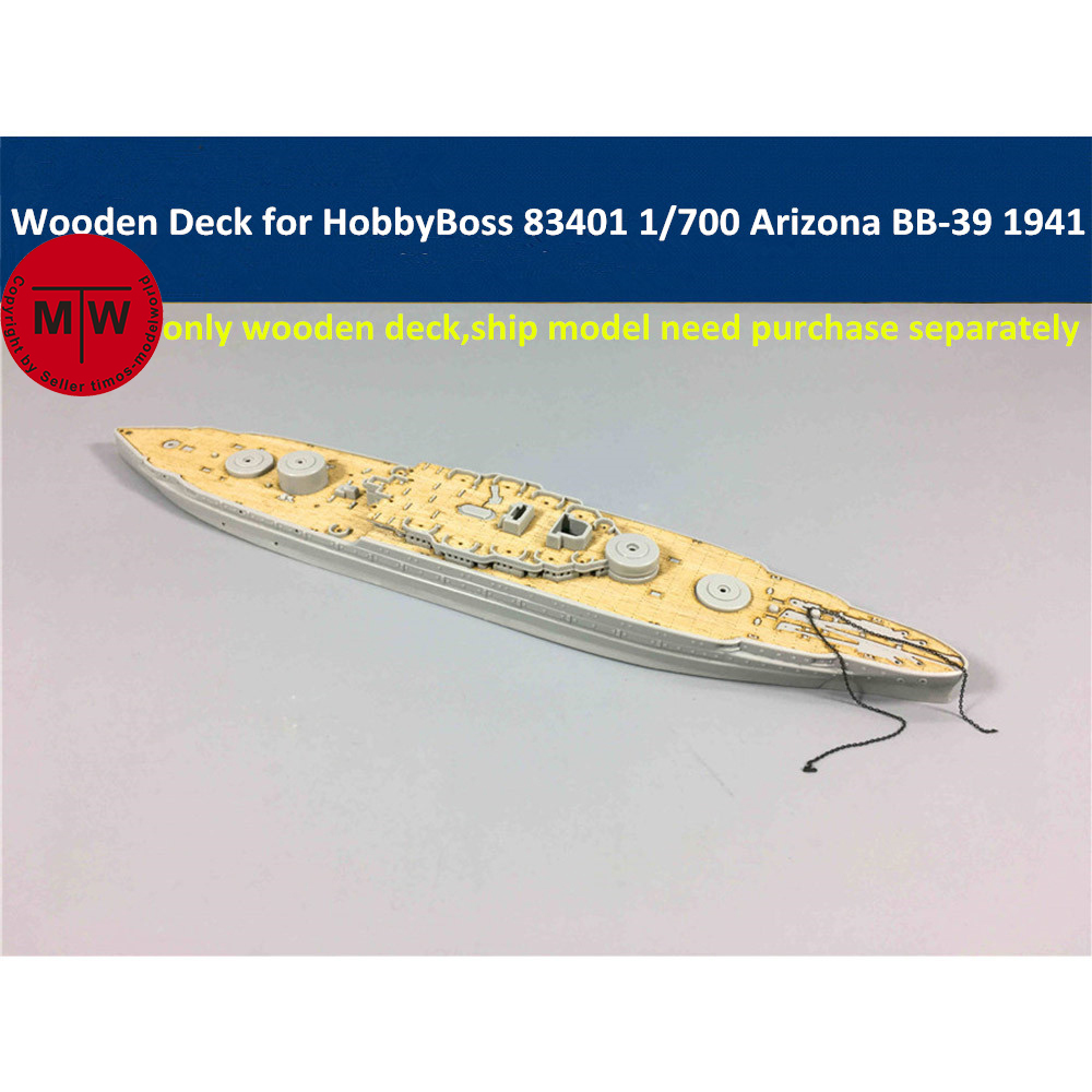 Model Kit Uss Arizona - Деревянная колода в масштабе 1/700 для