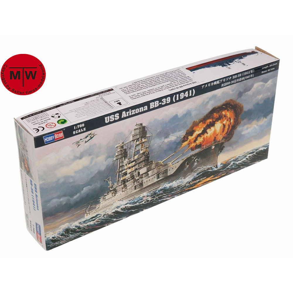 Model Kit Uss Arizona - HobbyBoss 83401, масштаб 1/700, USS Arizona