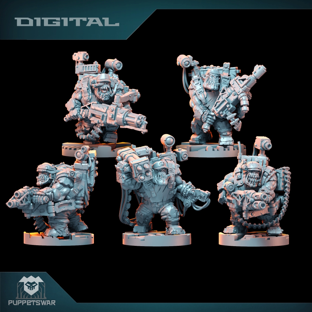 Orc Ultimate Badasses Squad, ф – обзор и цена Model Kit Runner