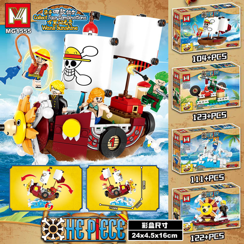 Набор для сборки 4-в-1: Корабл – обзор и цена Model Kit Thousand Sunny
